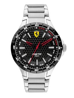 Scuderia Ferrari - PISTA 0830864 Analog Silver Dial Watch for Men