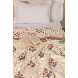 ADYA - Margarita Marigold Cotton Single Quilt