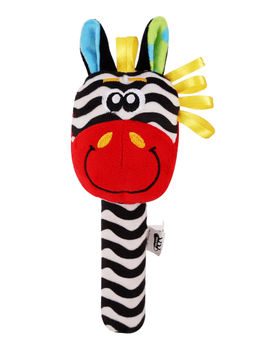 Nuluv - Baby Red Non-Toxic Easy To Hold Red Rattle Toy (0-3 Months)