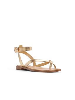 Aldo - DARESSI Gold Ladies Flat Sandals