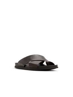 Aldo - DARLEYA Brown Mens Cross Strap Sandals