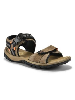 WOODLAND - Casual Wear Suede Dubai Khaki Sandals For Men