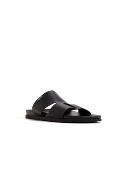 Aldo - GONZALOA Black Mens Single Strap Sandals