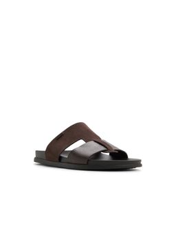 Aldo - GONZALOA Brown Mens Single Strap Sandals