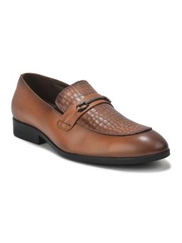 WOODLAND - Formal Wear Softy Crust Tan Loafers For Men