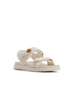 Aldo - LINETTEA White Ladies Footbed Sandals