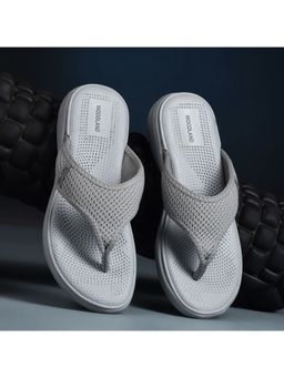 WOODLAND - Casual Wear Eva Grey Flipflops For Women