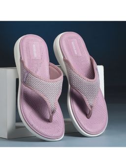 WOODLAND - Casual Wear Eva Pink Flipflops For Women