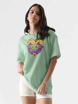 The Souled Store - Official The Mandalorian: Grogu Women Boyfriend T-Shirt