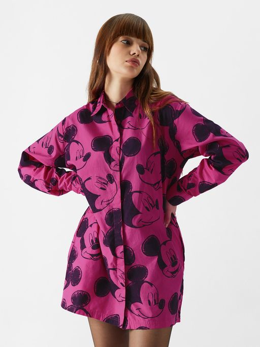 mickey mouse shirt dress Mickey Mouse Sleeveless Shirt Dress for Women by Tommy Hilfiger