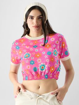 The Souled Store - Original Blossom Women Cropped Top