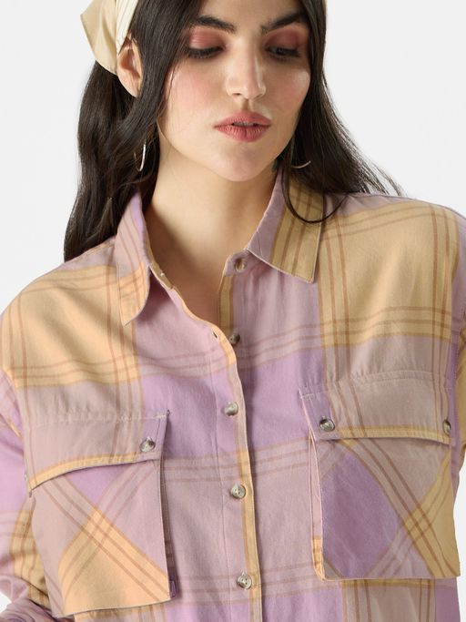 Buy The Souled Store Original Purple Tie Dye Women Oversized Shirt Dress  Online