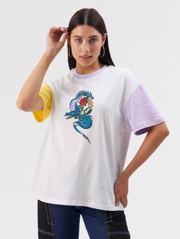 The Souled Store - Official Maleficent: Let Chaos Reign Women Oversized T-Shirt