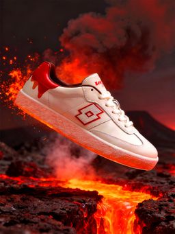 LOTTO - Melt - Brasil Select OG Red Leather Sneakers for Women