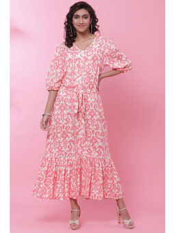 Biba - Pink Rayaon Flax Fusion Wear