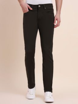 Greenfibre - Brown Pure Cotton Solid Jeans