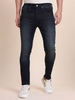 JadeBlue - Blue Cotton Blend Solid Jeans