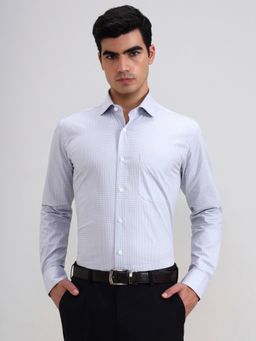 Metal - White Pure Cotton Checks Casual Shirt