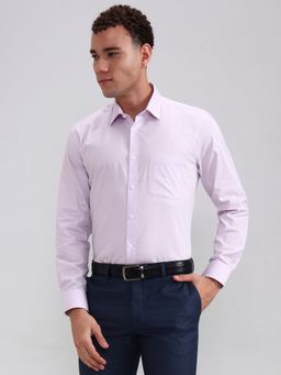 JadeBlue - White Pure Cotton Solid Casual Shirt