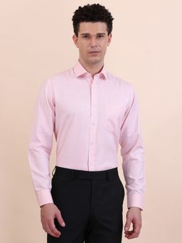 Greenfibre - Peach Blended Solid Casual Shirt