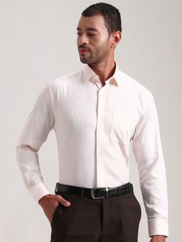 JadeBlue - Orange Pure Cotton Solid Casual Shirt