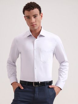 JadeBlue - Grey Pure Cotton Solid Casual Shirt