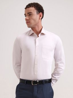 JadeBlue - Beige Pure Cotton Solid Casual Shirt