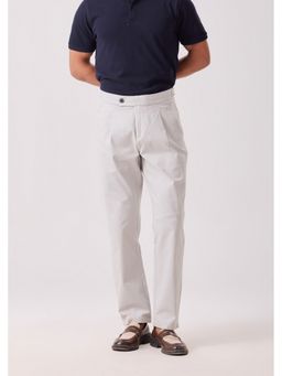 MH&Y - Men Napoli Pleated Grey Trouser