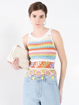 SHOWOFFFF - Women Self Design Multi Top