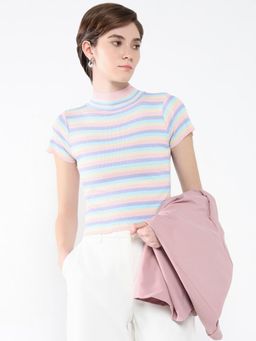 SHOWOFF - Women Striped Multicolor Top