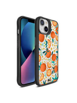 DailyObjects - Orange Haul Black Hybrid Clear Case Cover for iPhone 13 Mini 5.4 inch
