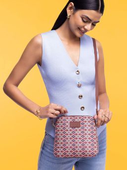 Zouk - Women Multi-Color Regular Sling Bag with Detachable Strap