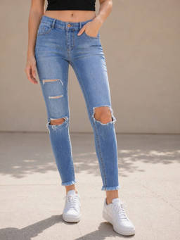 STREET 9 - Blue Ripped Jeans
