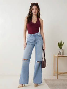 STREET 9 - Blue Bell Bottom Jeans