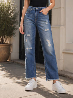 STREET 9 - Blue Rugged Jeans