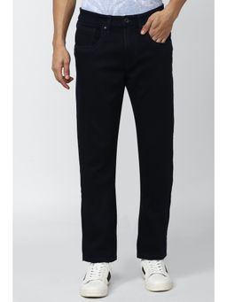 Van Heusen - Men Navy Dark Wash Regular Fit Jeans