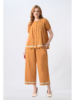 ALL WAYS YOU - Women Rust Solid Co-Ord