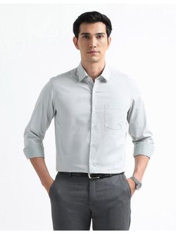 Arrow - Green Cotton Full Sleeves Shirt