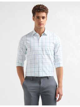 Arrow - Green Cotton Full Sleeves Shirt