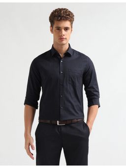 Arrow - Blue Cotton Full Sleeves Shirt
