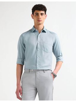Arrow - Blue Cotton Full Sleeves Shirt