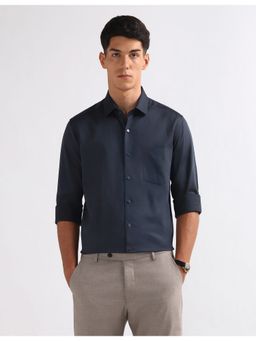 Arrow - Grey Cotton Full Sleeves Shirt