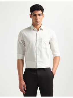 Arrow - Beige Cotton Full Sleeves Shirt