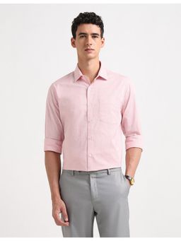 Arrow - Pink Cotton Full Sleeves Shirt
