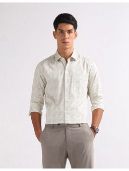 Arrow - Beige Cotton Full Sleeves Shirt