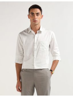 Arrow - Beige Cotton Full Sleeves Shirt