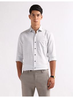 Arrow - Beige Cotton Full Sleeves Shirt