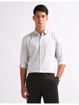 Arrow - Beige Cotton Full Sleeves Shirt