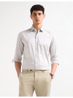 Arrow - Brown Cotton Full Sleeves Shirt