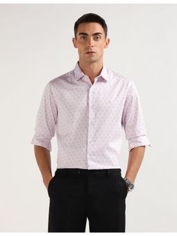 Arrow - Pink Cotton Full Sleeves Shirt